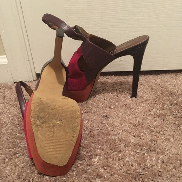Jessica Simpson multi colored pumps - Picture 2 of 2
