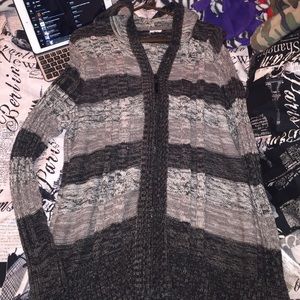 Black white and grey marbled jacket