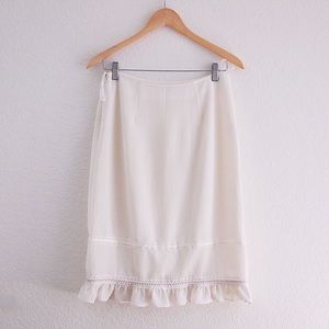 Indio dress with lace trims