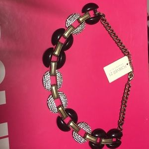 Black and silver necklace