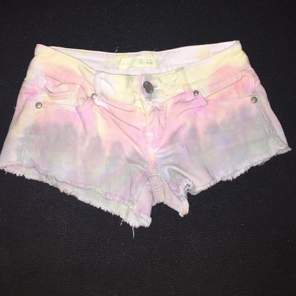 Tie Dye Short Shorts