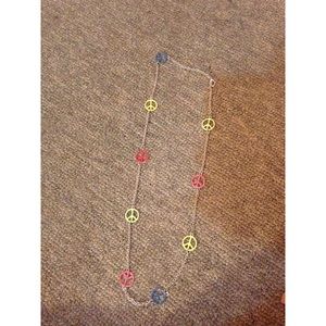 ☮Peace sign necklace☮