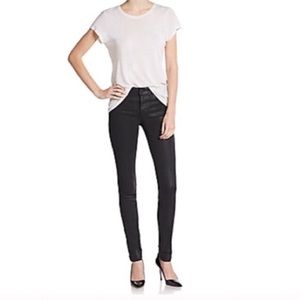 Black Coated Joes Skinny Jeans