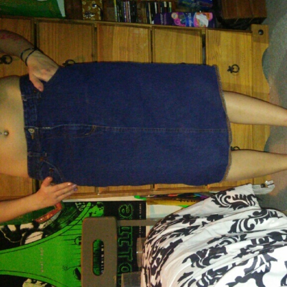 80S/90s vintage Jean skirt