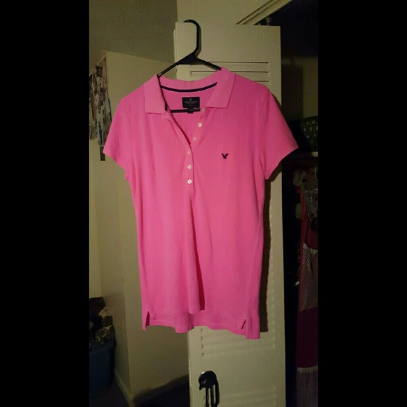 Brand New American Eagle pink short sleeve shirt!