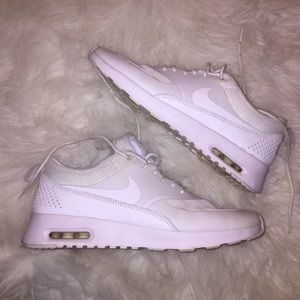 All white Nike's