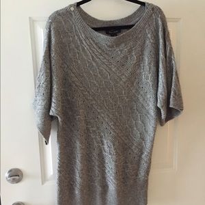 White House Black Market Cable Knit Top - Large