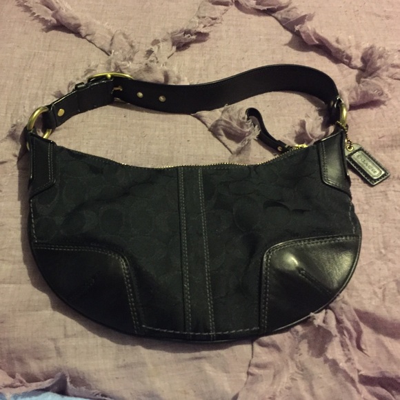 Black coach purse