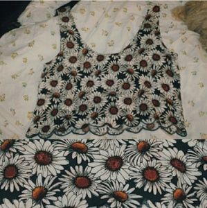 floral crop top