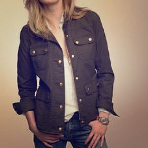 J. Crew Downtown Field Jacket in Mossy Brown
