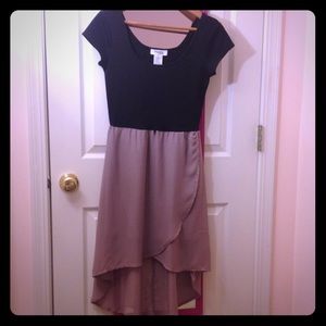 Black & Taupe Dress
