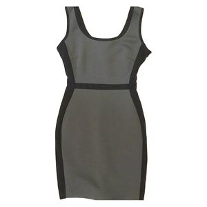 NWT Banana Republic gray + black dress