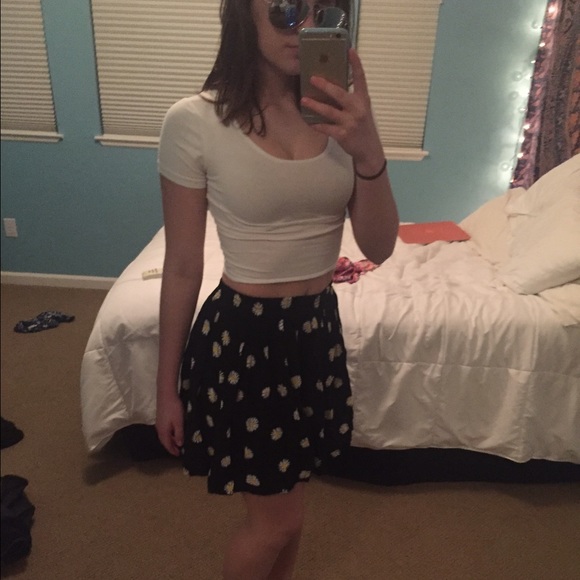White Crop Top