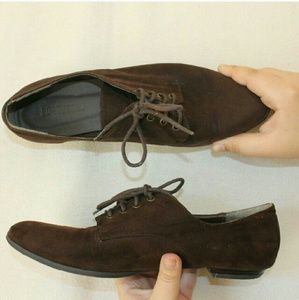 F21 brown oxfords
