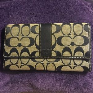 Coach leather wallet
