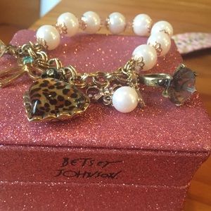 Betsey Johnson Charm Bracelet.