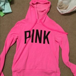 Victoria's Secret PINK hoodie, bright pink!