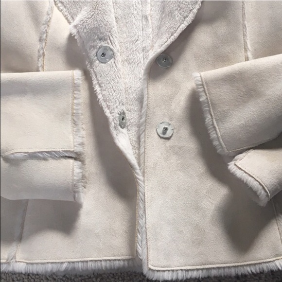 White House Black Market Faux Suede Jacket - Picture 4 of 4