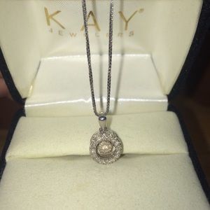 Kay Jewelers 1/5 crt "in rhythm" diamond necklace