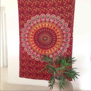 Red beautiful Tapestry