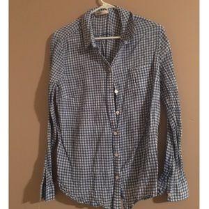 Blue Gingham Button Down