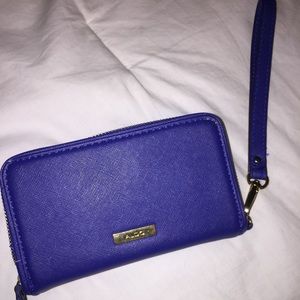 Blue Aldo Wristlet Wallet NEW