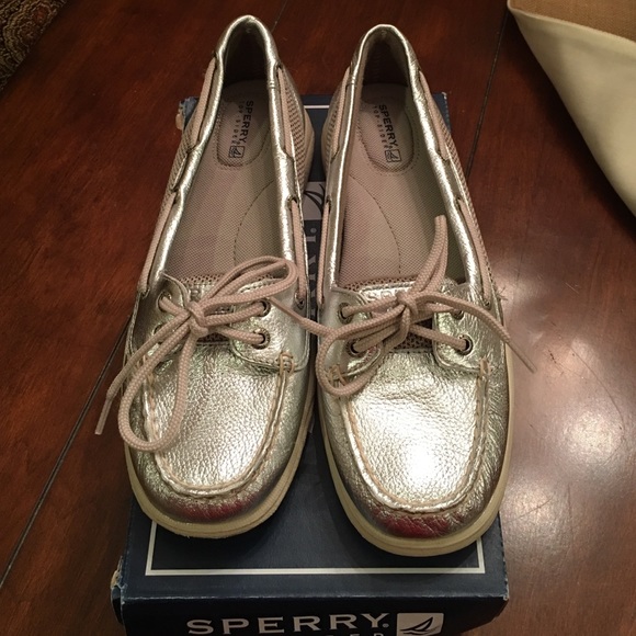 Sperry Top-Sider Laguna Silver Metallic Shoes
