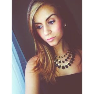 Black & Gold Statement Necklace