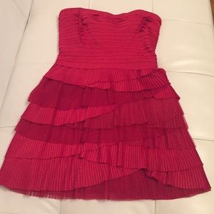 BCBG red mini dress