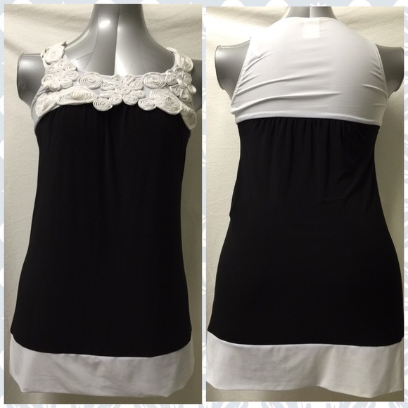Black and white dress