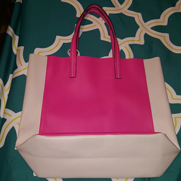 ESTEE LAUDER BAG. REAL LEATHER. BRIGHT PINK - Picture 4 of 4