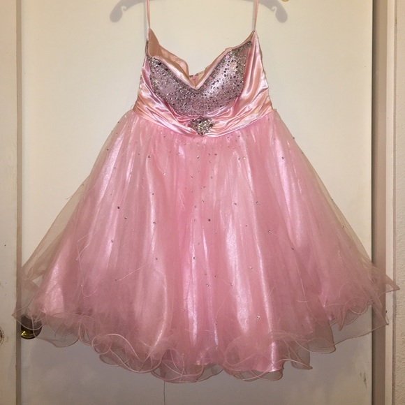 Short Pink Prom Dress
