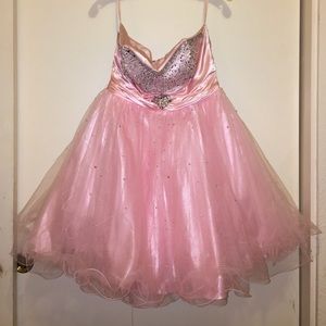 Short Pink Prom Dress