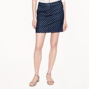 Postcard Mini in Indigo Dot