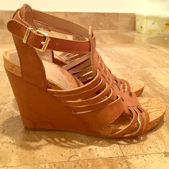 BCBG Brown Wedges