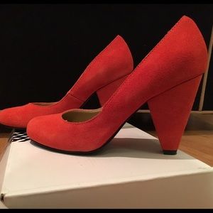 Urban Outfitters Heels - coral red