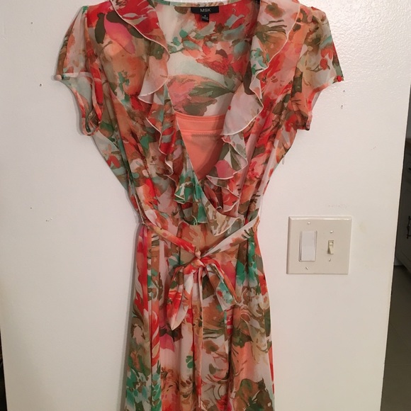Dress beautiful peach colors