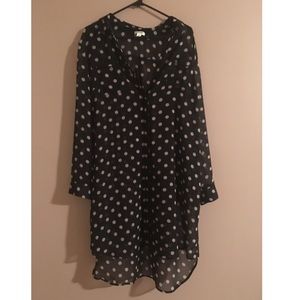 Black Polkadot Dress