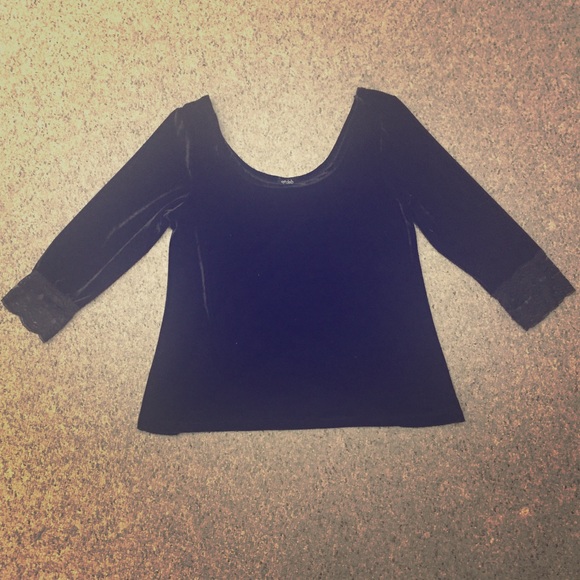 Velvet Black Top