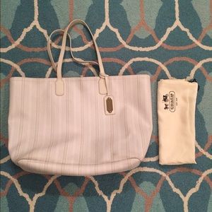 Coach Legacy Stripe Large Tote