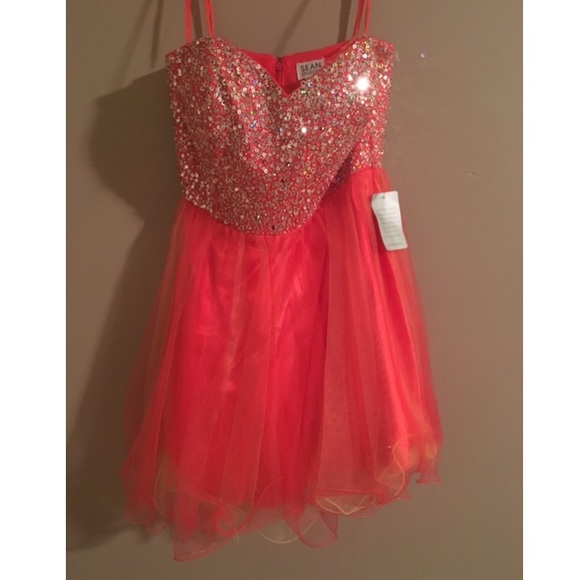 Strapless Sequined Dress - Picture 1 of 2