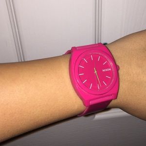 Pink Nixon watch