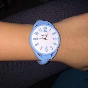 Baby blue watch