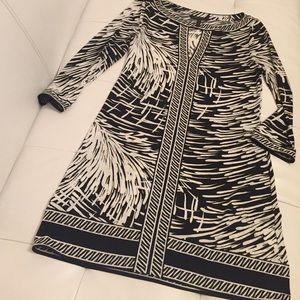 Black and white dress