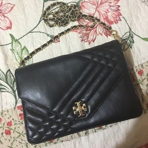 Black authentic Tory burch envelope purse