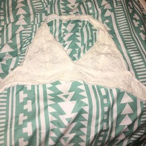 Urban outfitters white laced bralette