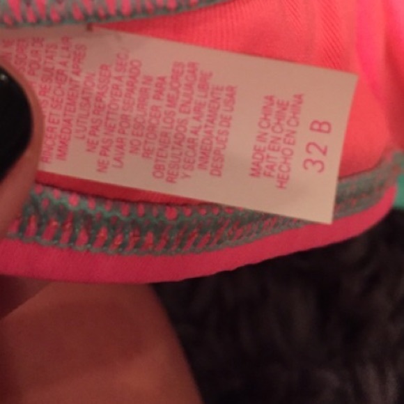 Bandeau bathing suit top. - Picture 2 of 3