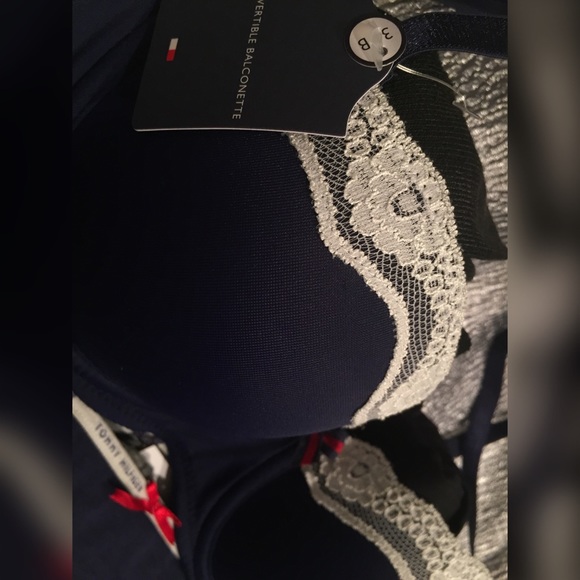 Navy blue bra+ panties - Picture 2 of 3