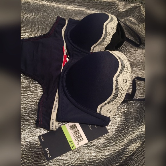 Navy blue bra+ panties - Picture 3 of 3