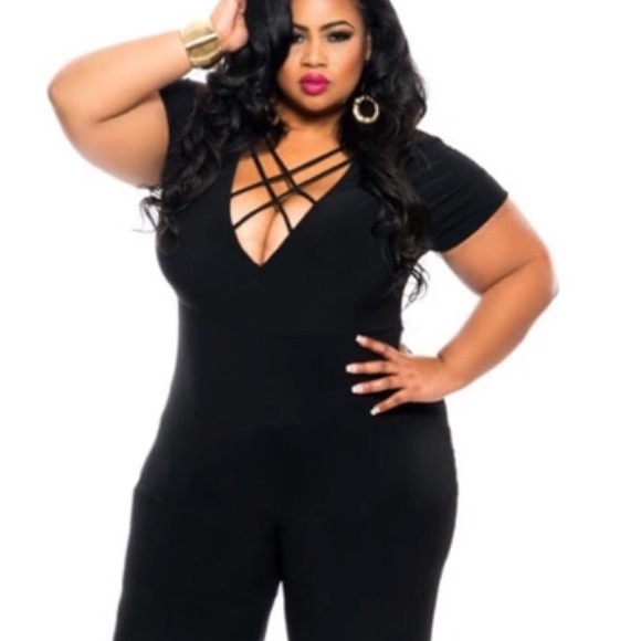 1 Left!!! Black Jumpsuit w/XX in the Front - Picture 3 of 4